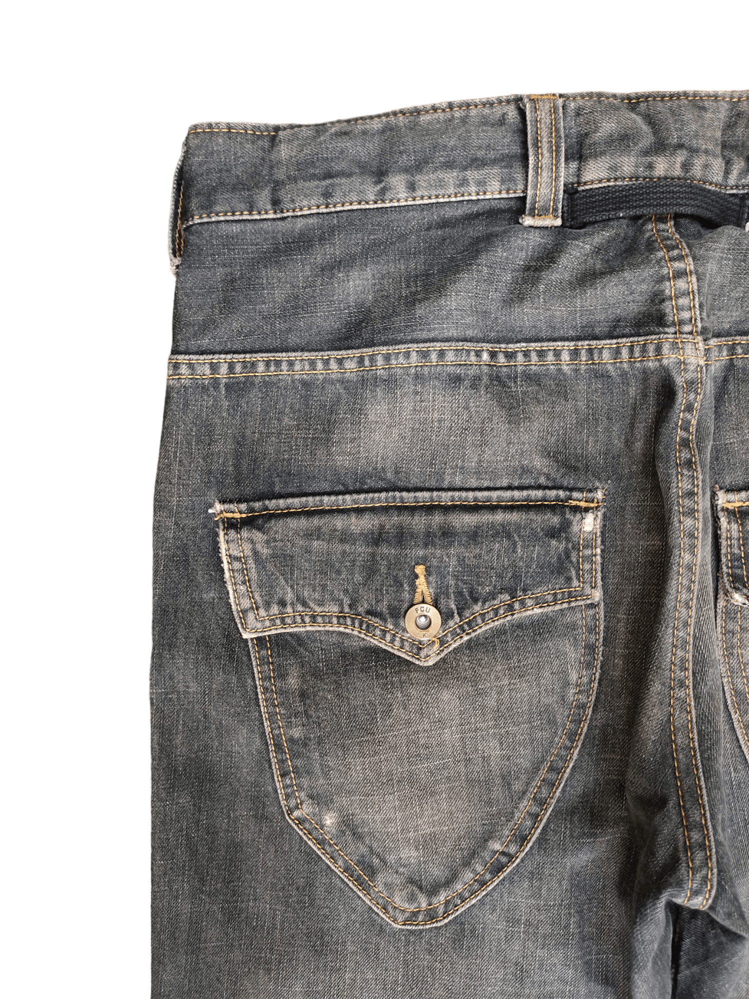 FCUK Vintage Fcuk Cut & Sew Denim Jean Regular Streetwear Y2k Size US 32 / EU 48 - 10 Thumbnail