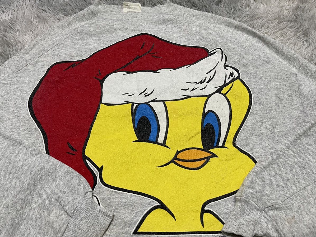 Vintage VINTAGE TWEETY BIRD SANTA CLAUS HAT CHRISTMAS SWEATSHIRT Size US XXL / EU 58 / 5 - 8 Thumbnail