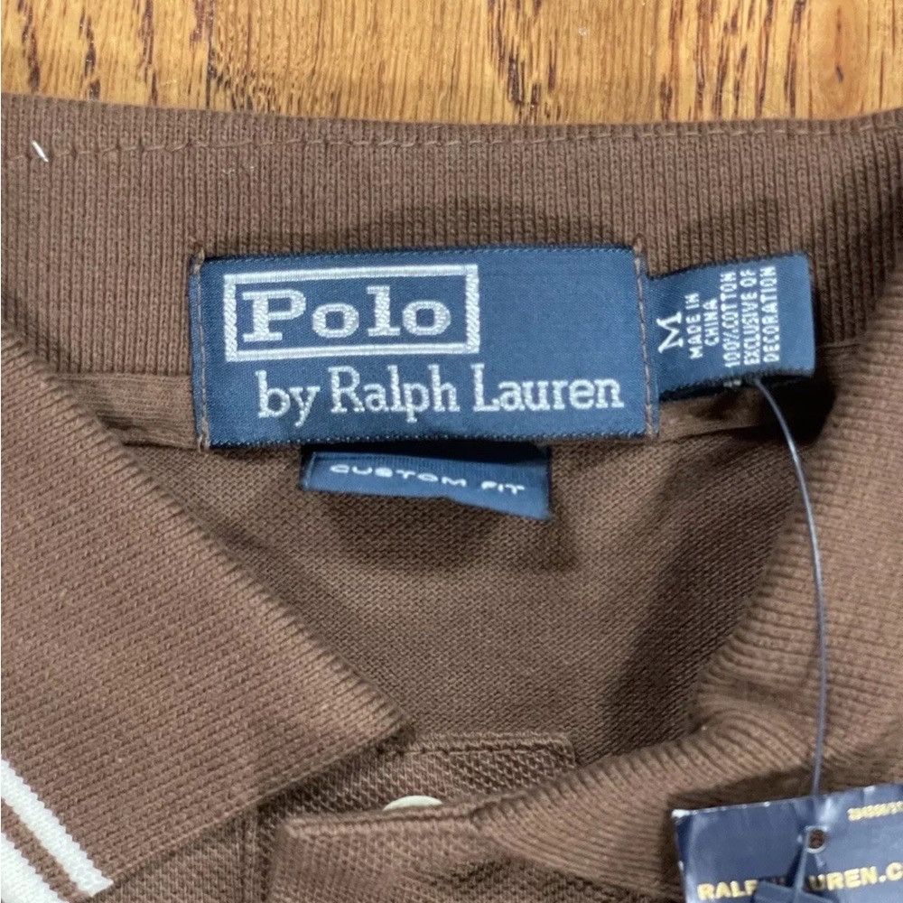 Polo Ralph Lauren Polo Ralph Lauren Polo Shirt Short Sleeve Brown Size M NWT Size US M / EU 48-50 / 2 - 3 Thumbnail