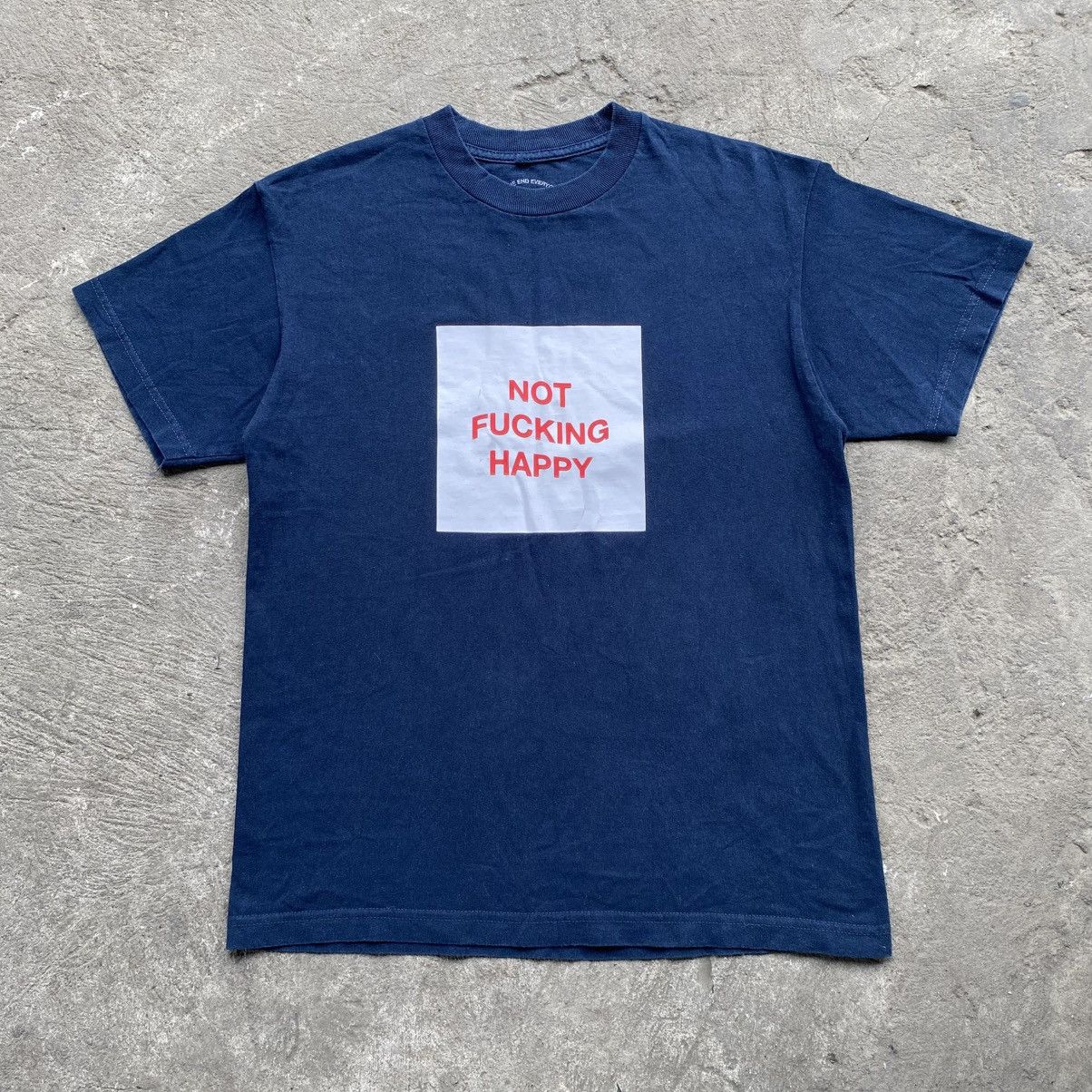 Anti Social Social Club Anti Social Social Clu Not Happy Tee Size US M / EU 48-50 / 2 - 1 Thumbnail