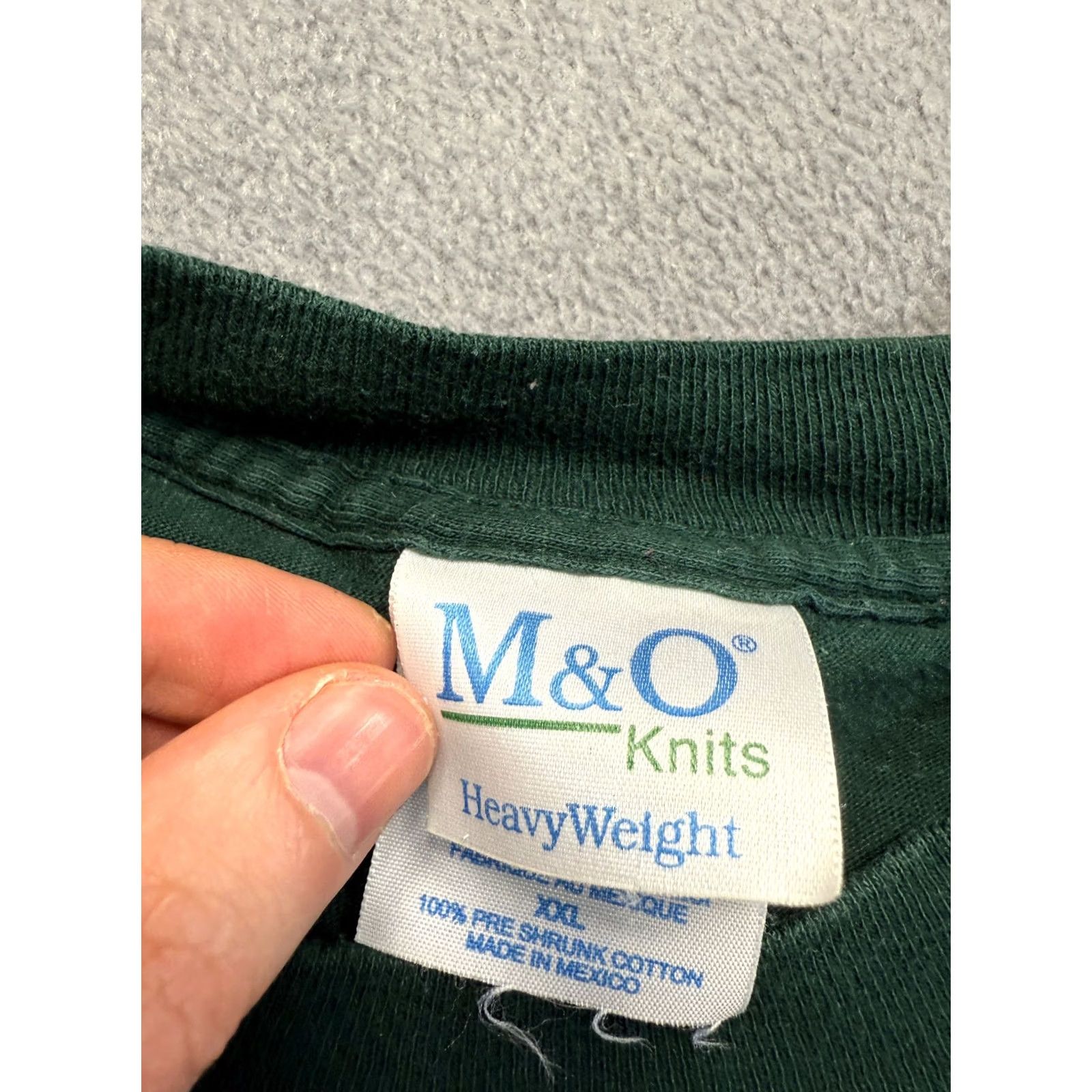 Vintage Vintage M&O KNITS Shirt Mens 2XL Green Knitted T-Shirt Canada M&O Knits Haliburton Scout reserve Canada Green Shirt Mens 2XL Size US XXL / EU 58 / 5 - 4 Thumbnail