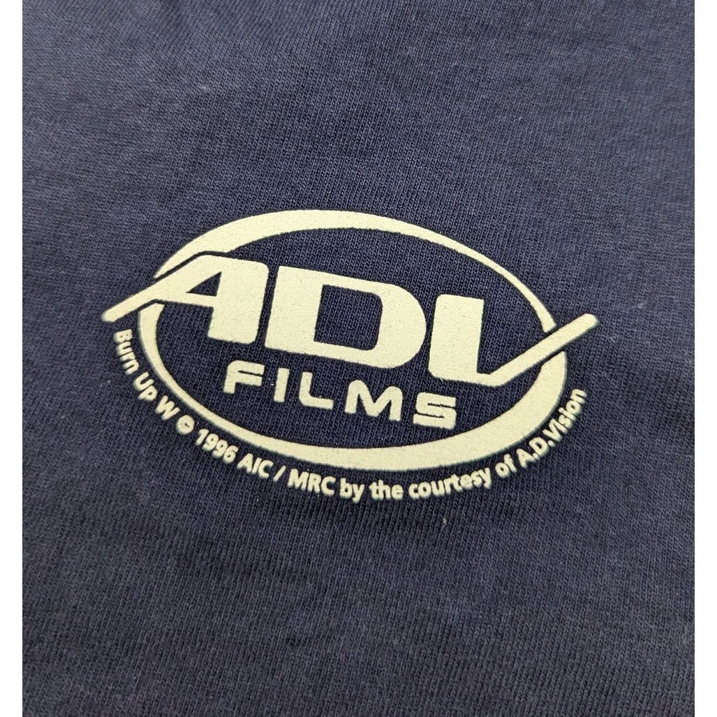Gildan × Vintage 1996 Burn Up W ADV Films anime promo t-shirt Size US L / EU 52-54 / 3 - 4 Thumbnail