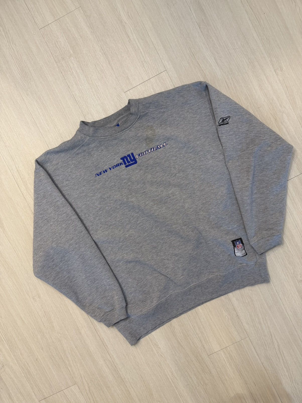 Reebok Reebok Vintage New York Giants Football Crewneck Sweatshirt Size US XL / EU 56 / 4 - 2 Thumbnail