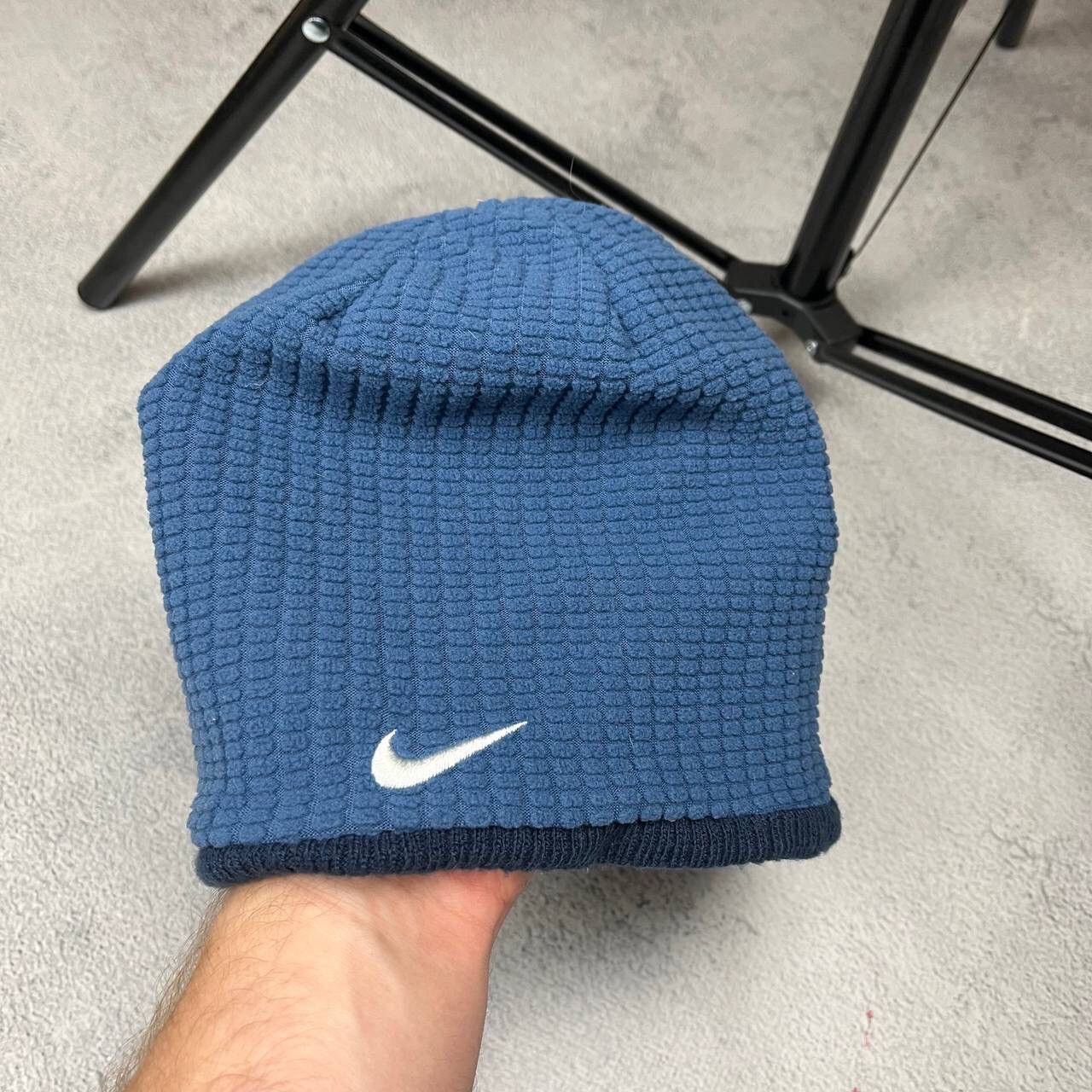Pre-owned Nike Vintage  Sportswear Y2k On Two Sides Hat In Blue