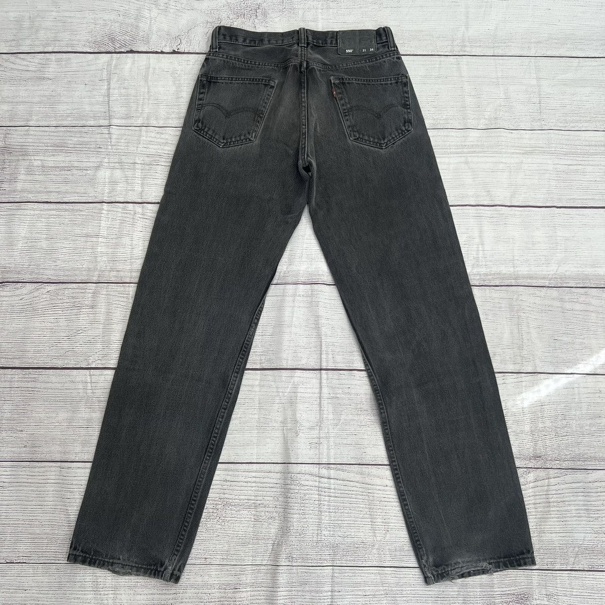 Levi's × Vintage Vintage Levis 550 Black Size US 31 - 2 Thumbnail