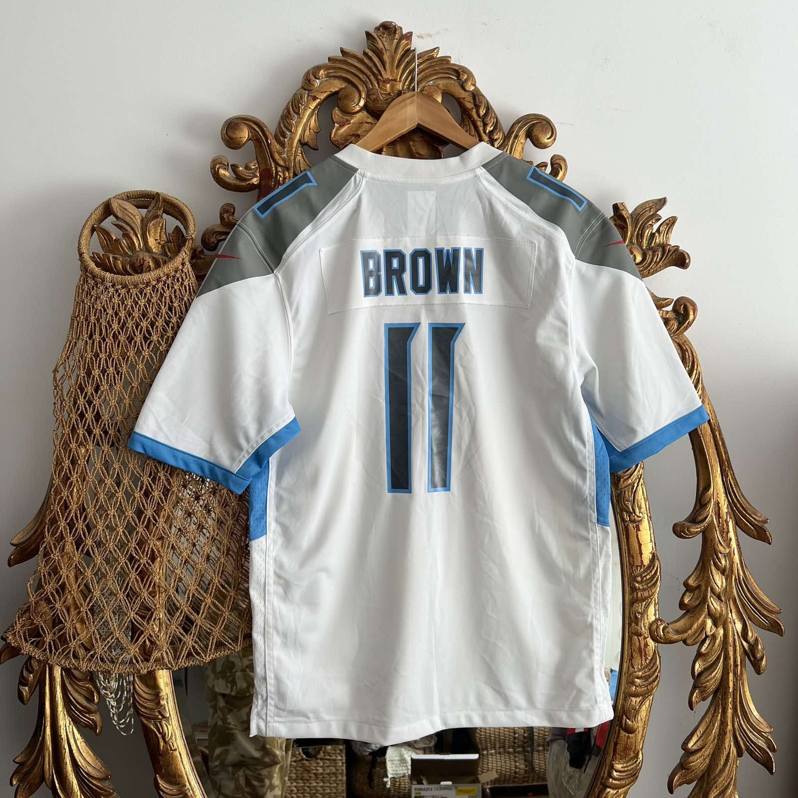 NFL Nike AJ Brown Tennessee Titans Blue Jersey Men’s Sz S Size US S / EU 44-46 / 1 - 2 Thumbnail