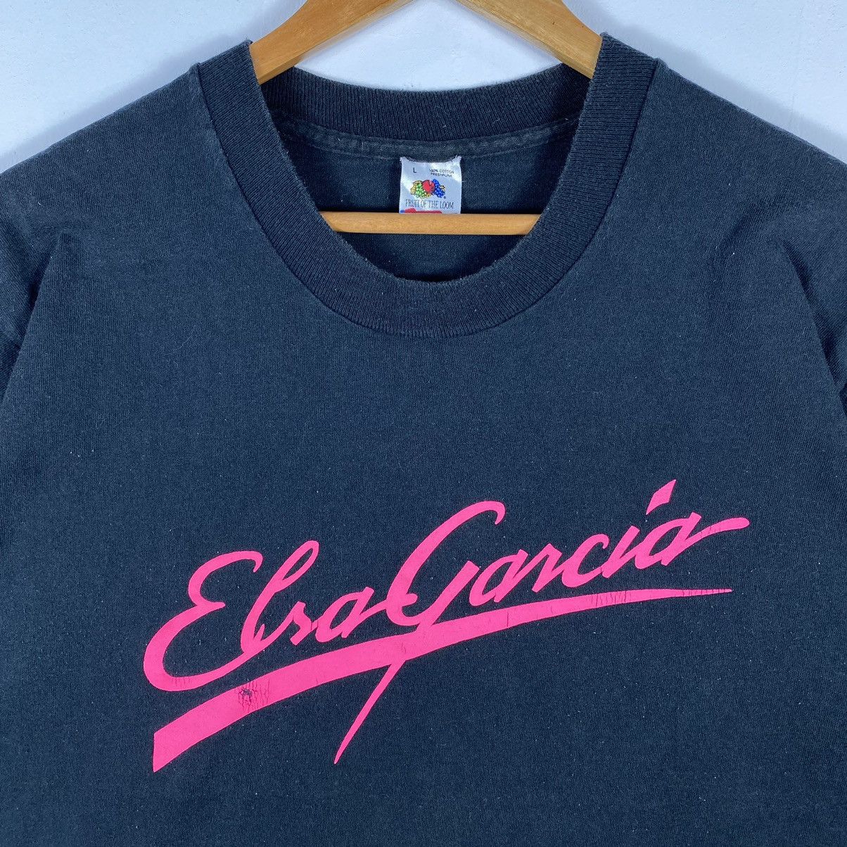 Band Tees × Vintage Vintage 90's ELSA GARCIA Ya Te Vi Promo Song Tee Solo Singer Size US L / EU 52-54 / 3 - 3 Thumbnail