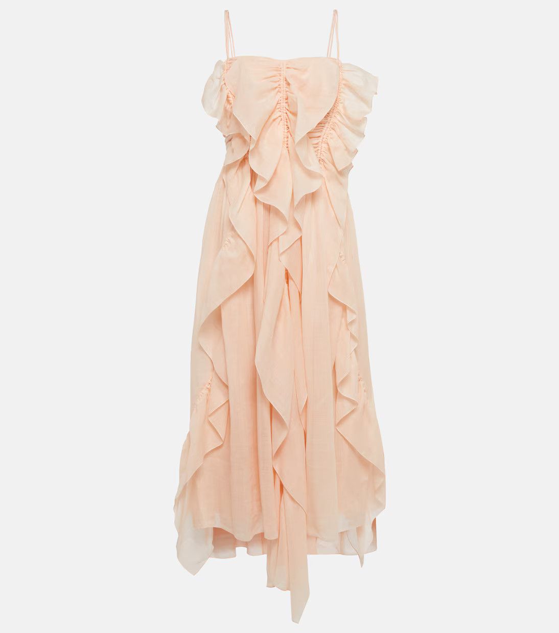 Chloe o1y0825 Midi Dress in Light Pink Size M / US 6-8 / IT 42-44 - 1 Thumbnail