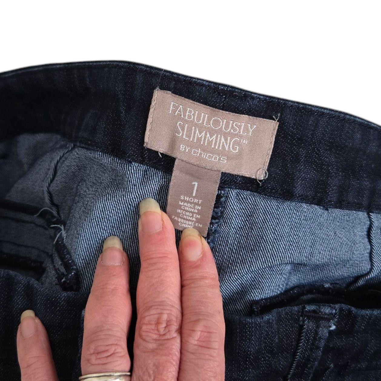 Chicos Chicos Womens Blue Pants Medium Size 8 Short So Slimming Size 30" / US 8 / IT 44 - 6 Thumbnail