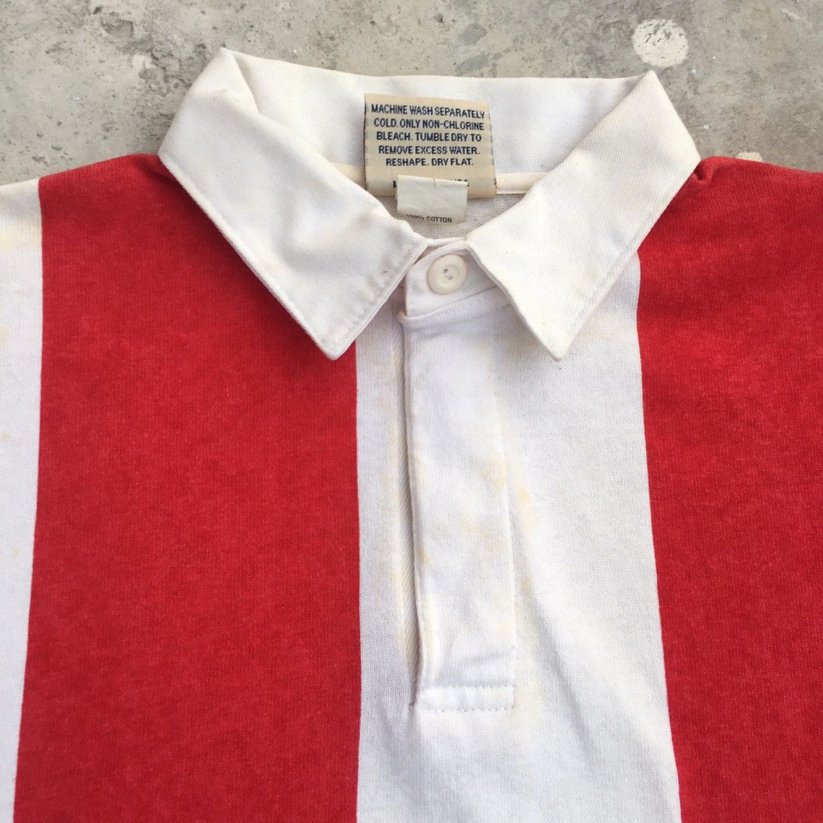 American Edition Vintage American Edition Stripes Polo Rugby Size US L / EU 52-54 / 3 - 6 Thumbnail
