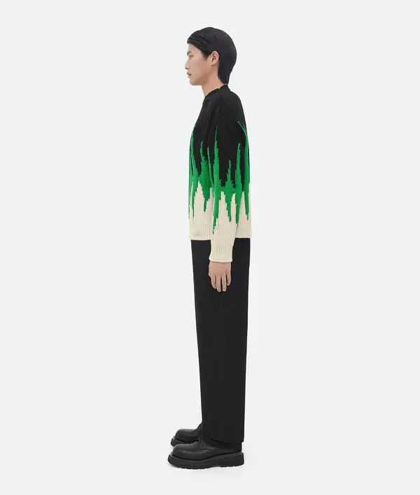 Bottega Veneta o1bcso1str0226 Wool Graphic Knit Jumper Sweater Multicolor Size US S / EU 44-46 / 1 - 2 Thumbnail