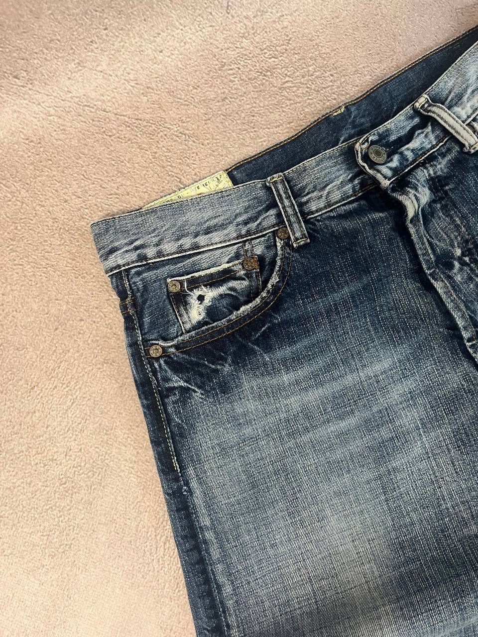 Hysteric Glamour × If Six Was Nine Dirty pants Faded Crash denim thrashed y2k distressed jeans Size US 32 / EU 48 - 4 Thumbnail