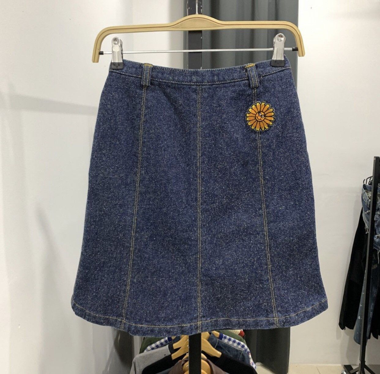Hysteric Glamour 🔥🔥🔥VTG HYSTERIC DENIM SKIRT Size 24" / US 00 / IT 34 - 1 Thumbnail