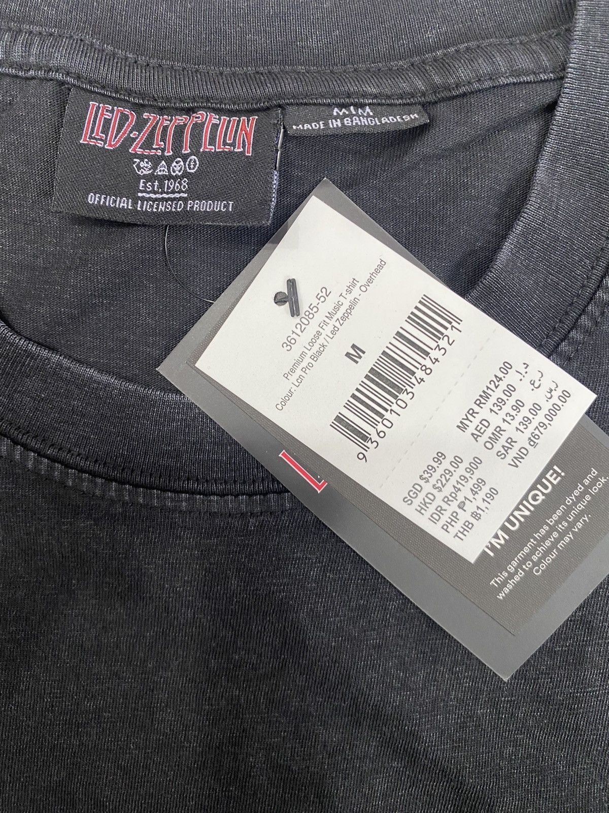 Band Tees ✅ LED ZEPPELIN hard rock band New tee shirt Size US M / EU 48-50 / 2 - 6 Thumbnail