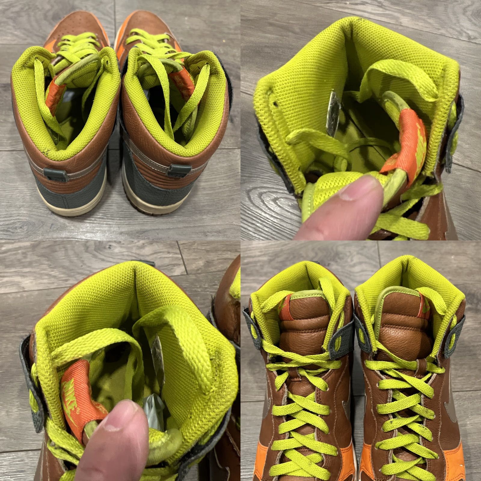 Nike Nike Dunk High Premium Orange Sneaker Men 11 Orange 312786-891 Sneaker 90s Basketball Mens Shoes Size US 11 / EU 44 - 8 Thumbnail