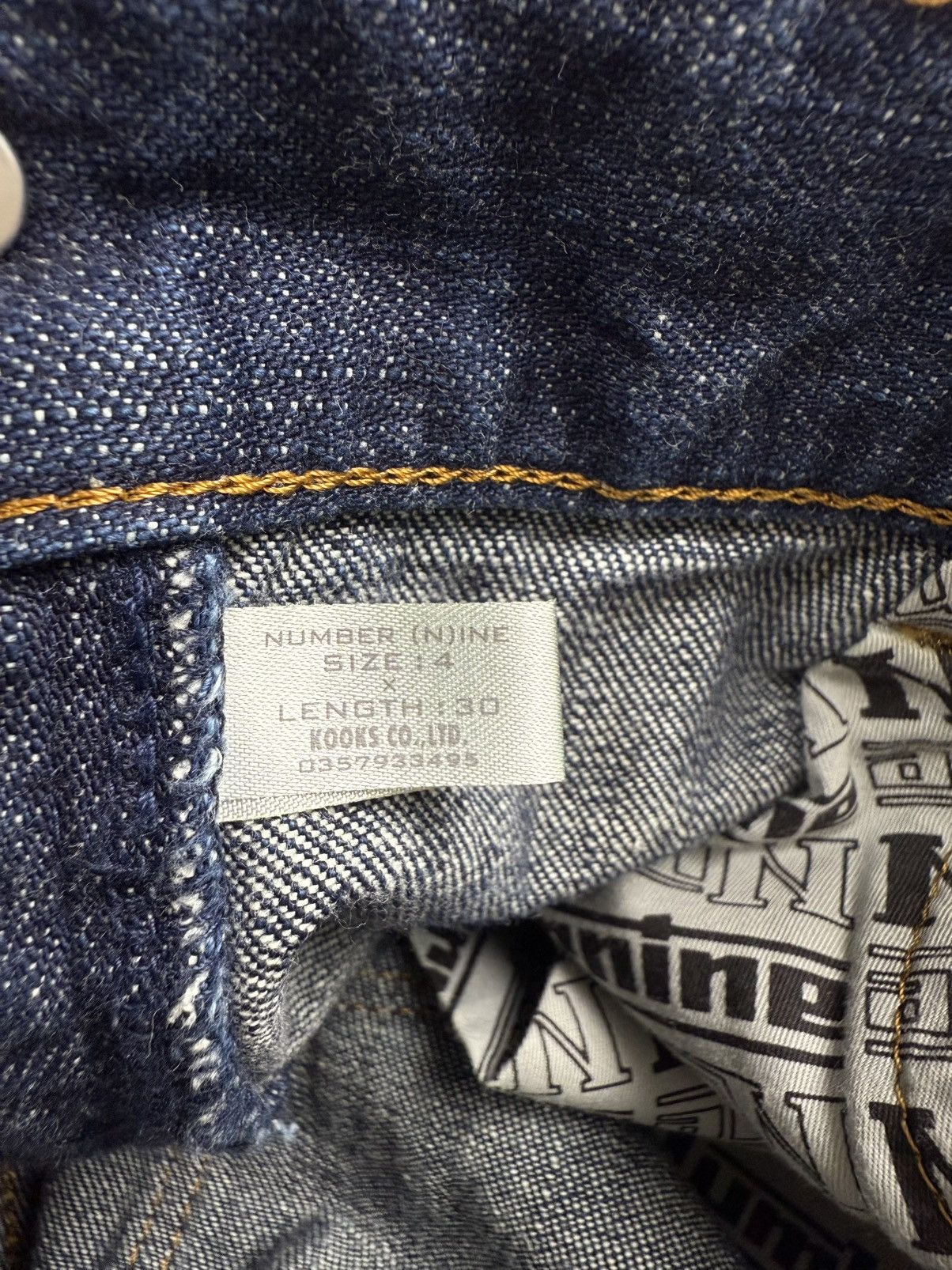 Number (N)ine Number (N)ine S/S’02 The Modern Age Patch Denim Jeans Size US 36 / EU 52 - 9 Thumbnail