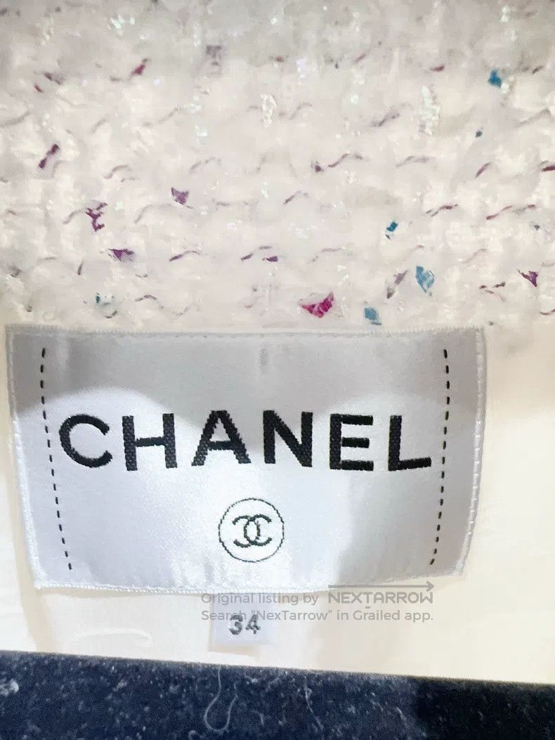 Chanel Chanel Waterfall series tweed coat Size XXS / US 00 / IT 34 - 4 Thumbnail