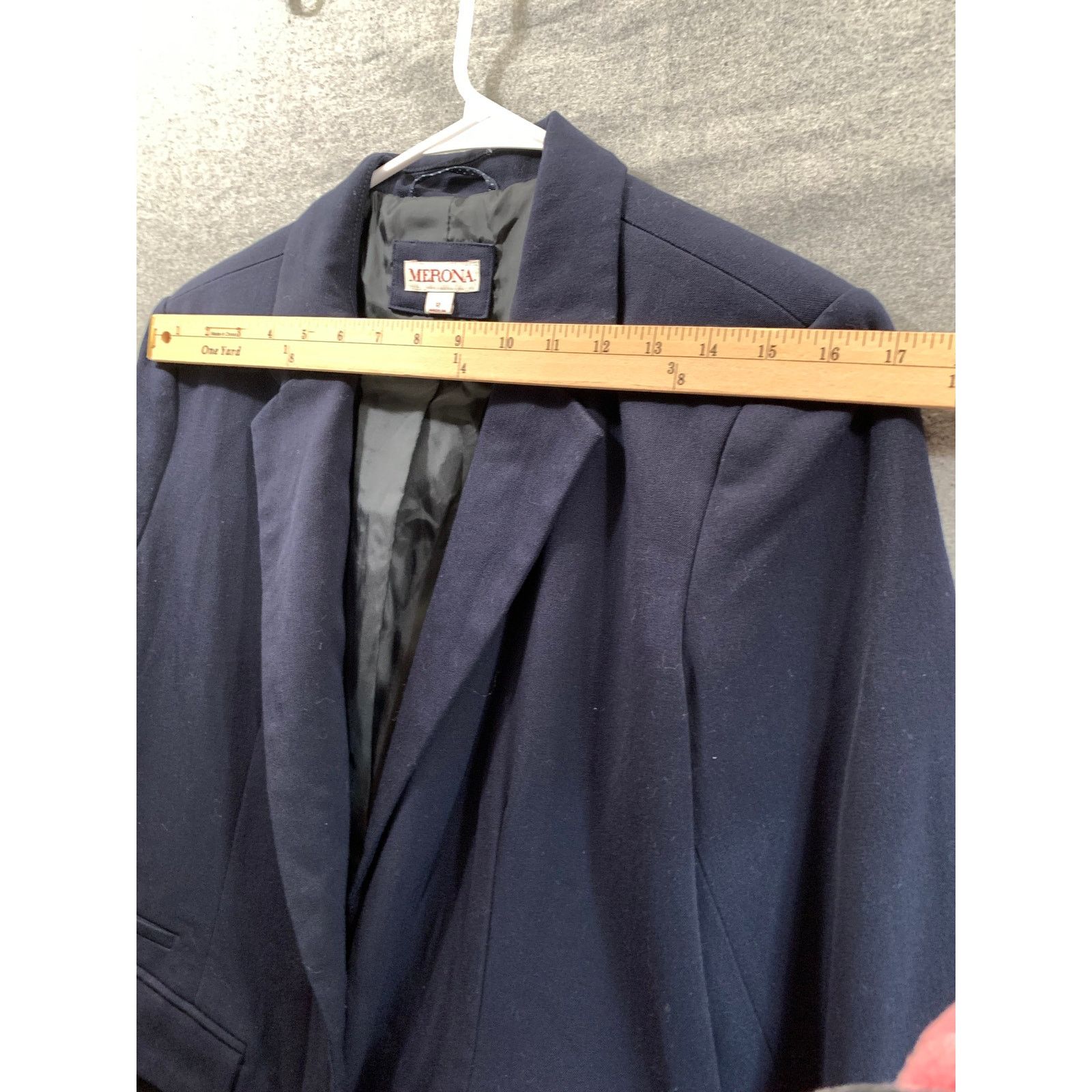 Merona Merona Suits Womens Size 12 Blue Navy Formal Top Blazer Size L / US 10 / IT 46 - 4 Thumbnail