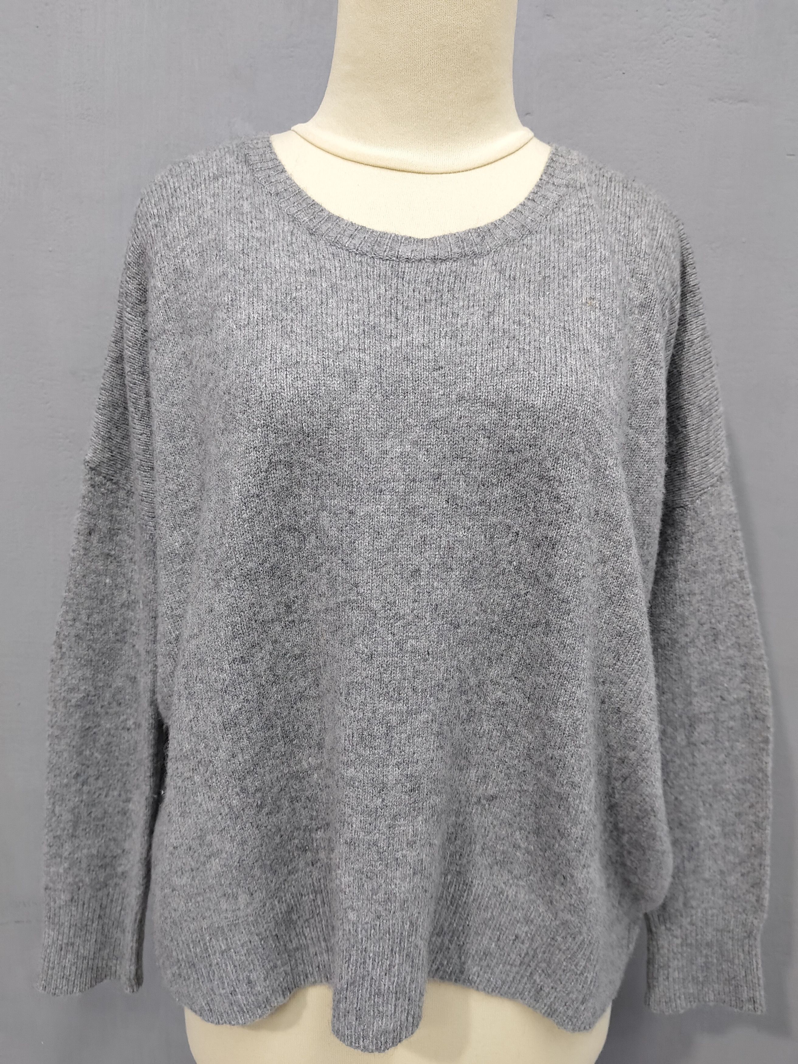 Tsumori Chisato Tsumori Chisato- Elbow Pacth Wool Blend Relaxed Knit Sweater Size L / US 10 / IT 46 - 10 Thumbnail