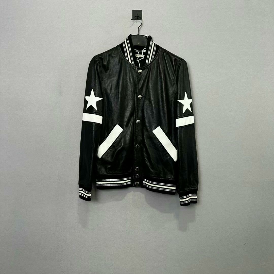 Givenchy givenchy leather bomber jacket with stars Size US L / EU 52-54 / 3 - 1 Thumbnail
