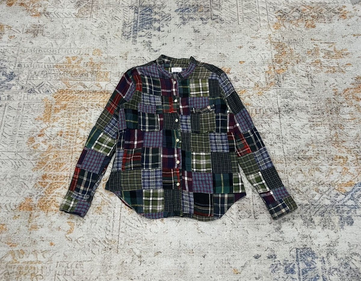 Beams Japan Ray by Beams Japan Patchwork Plaid Flannel Size US M / EU 48-50 / 2 - 1 Thumbnail