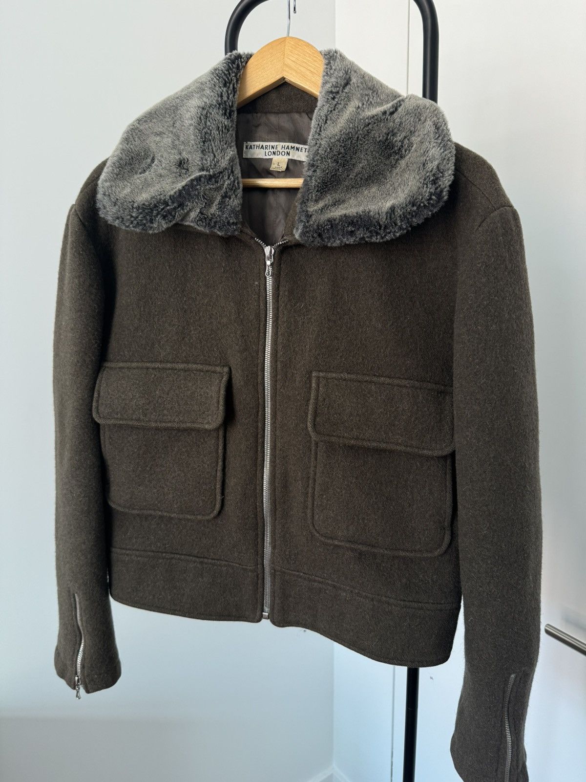 Katharine Hamnett London Katherine Hamnett London Fur Collar