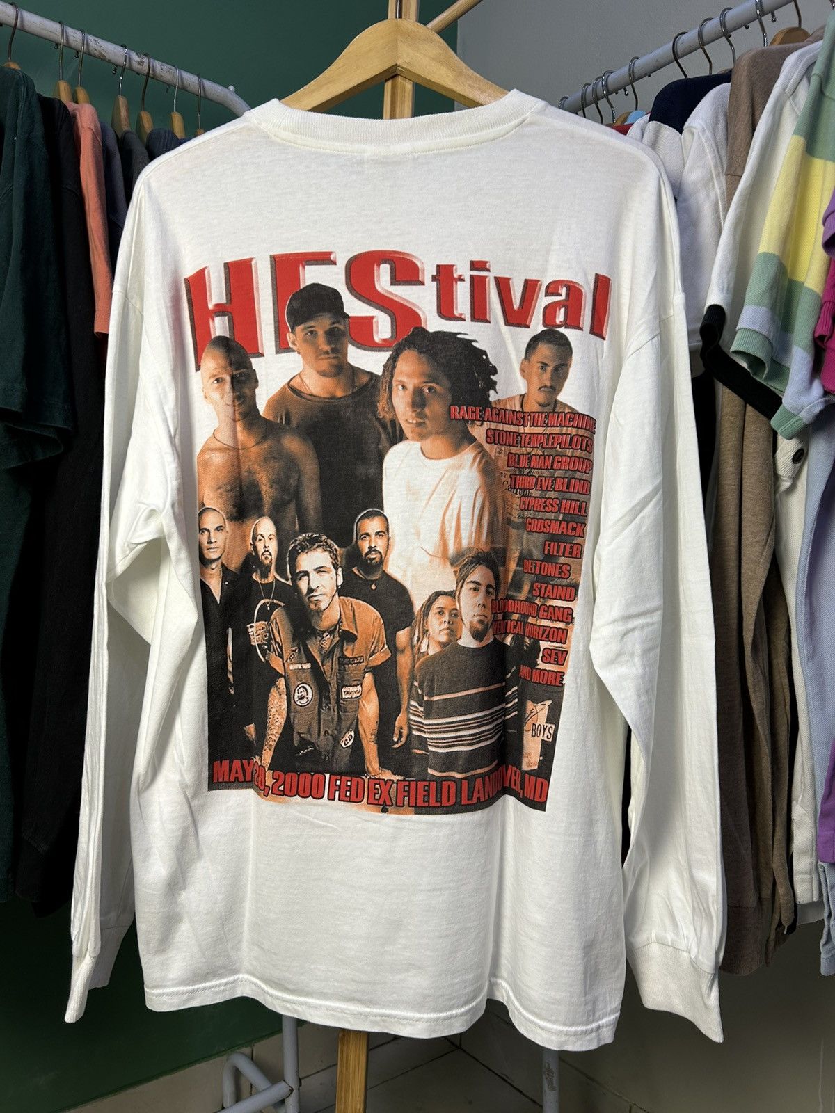 Band Tees Vintage HFStival 2000 Rage Against the Machine Size US XL / EU 56 / 4 - 2 Thumbnail