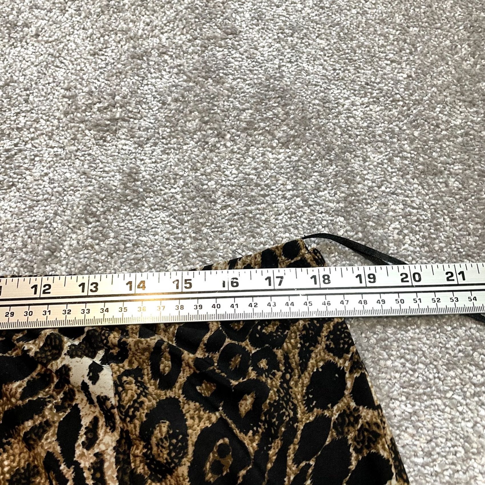 Etro Metro wear Skirt Womens XL Women Line Leopard Print Polyester Spandex Stretch Midi Size 40" / US 18 - 5 Thumbnail