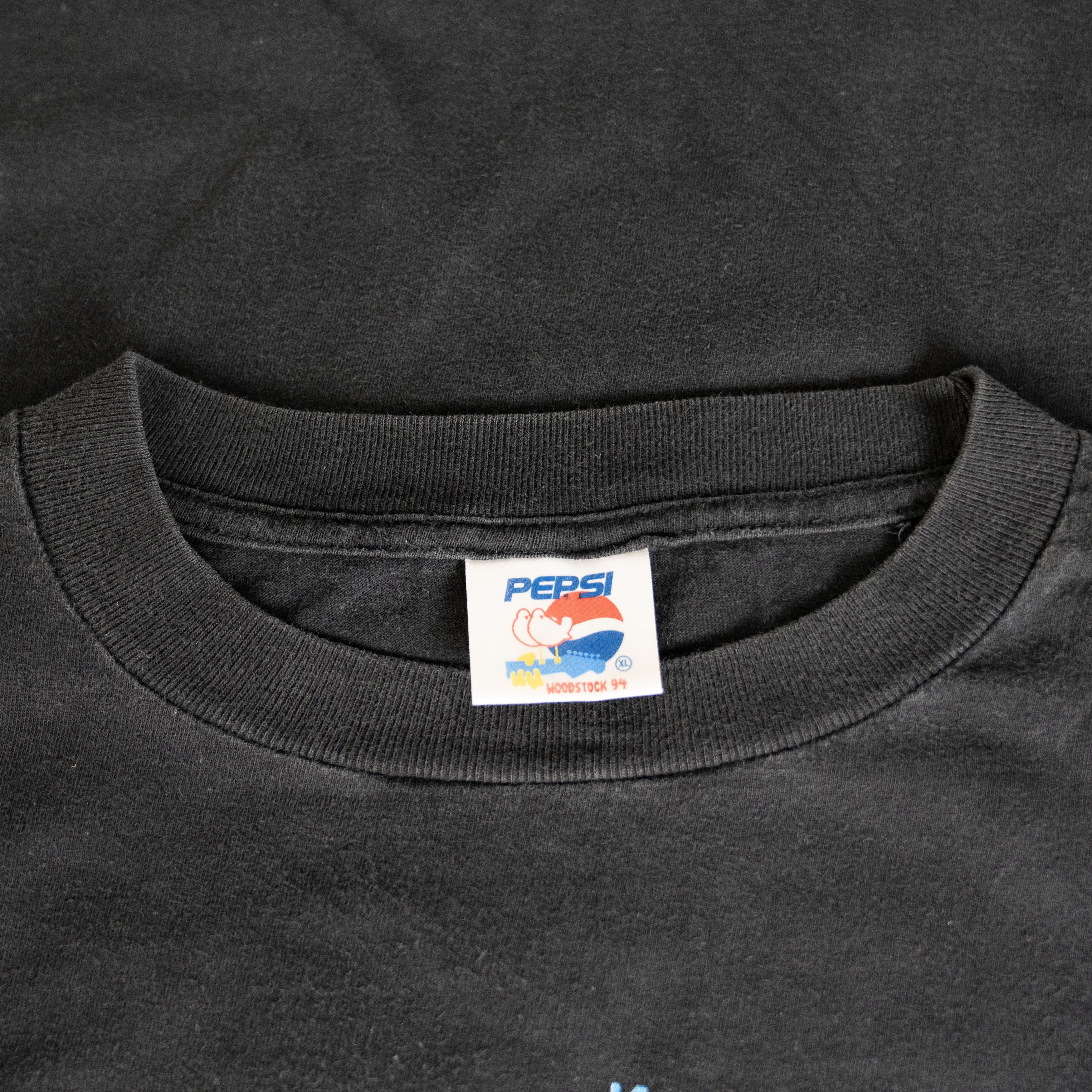 Band Tees × Pepsi Vintage 1994 Woodstock Pepsi Tee Shirt Size US XL / EU 56 / 4 - 3 Thumbnail