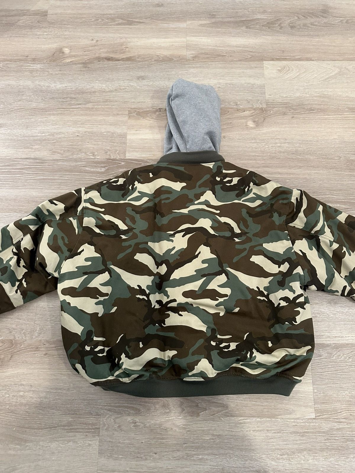 Alpha Industries × Vetements Vehement x Alpha Industries Camo Hooded Bomber Jacket Size US L / EU 52-54 / 3 - 9 Thumbnail