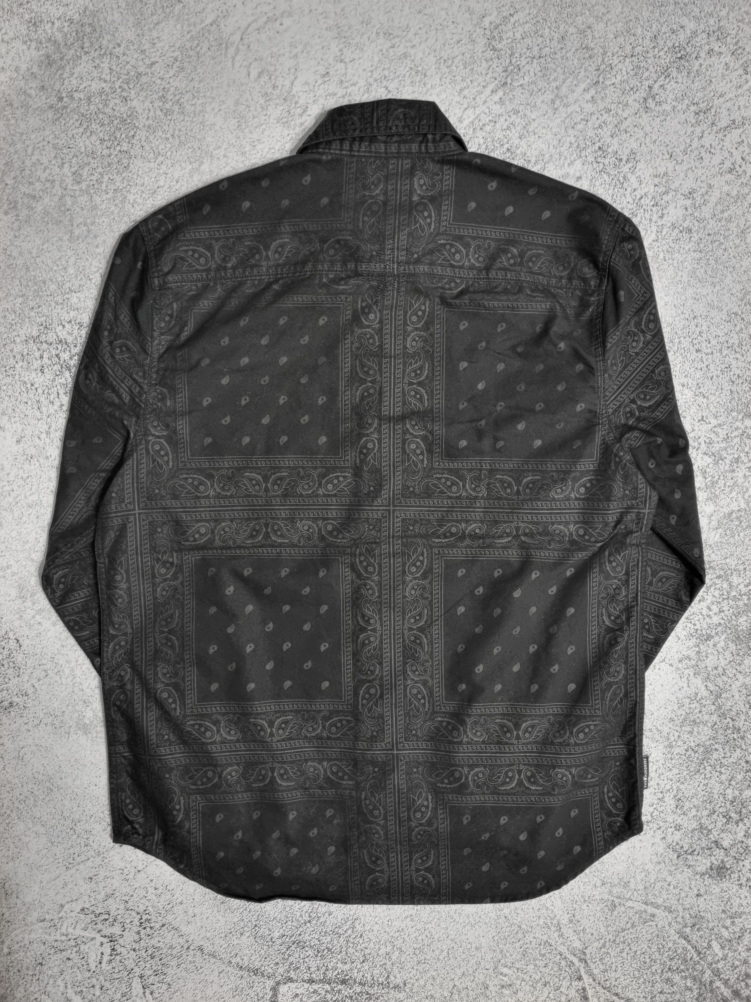 The Hundreds × Vintage The Hundreds Paisley Print Gangsta Shirt Size US XL / EU 56 / 4 - 8 Thumbnail