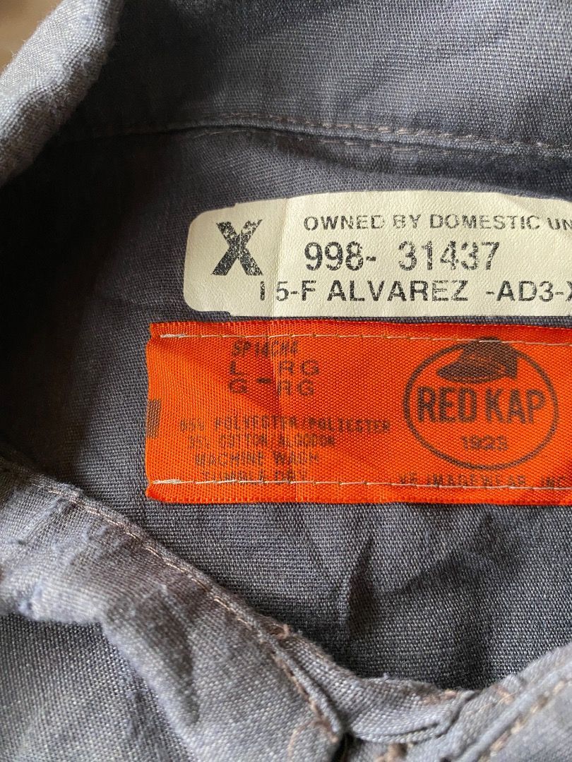 Red Kap RED KAP WORKWEAR SHIRT Size US L / EU 52-54 / 3 - 6 Thumbnail