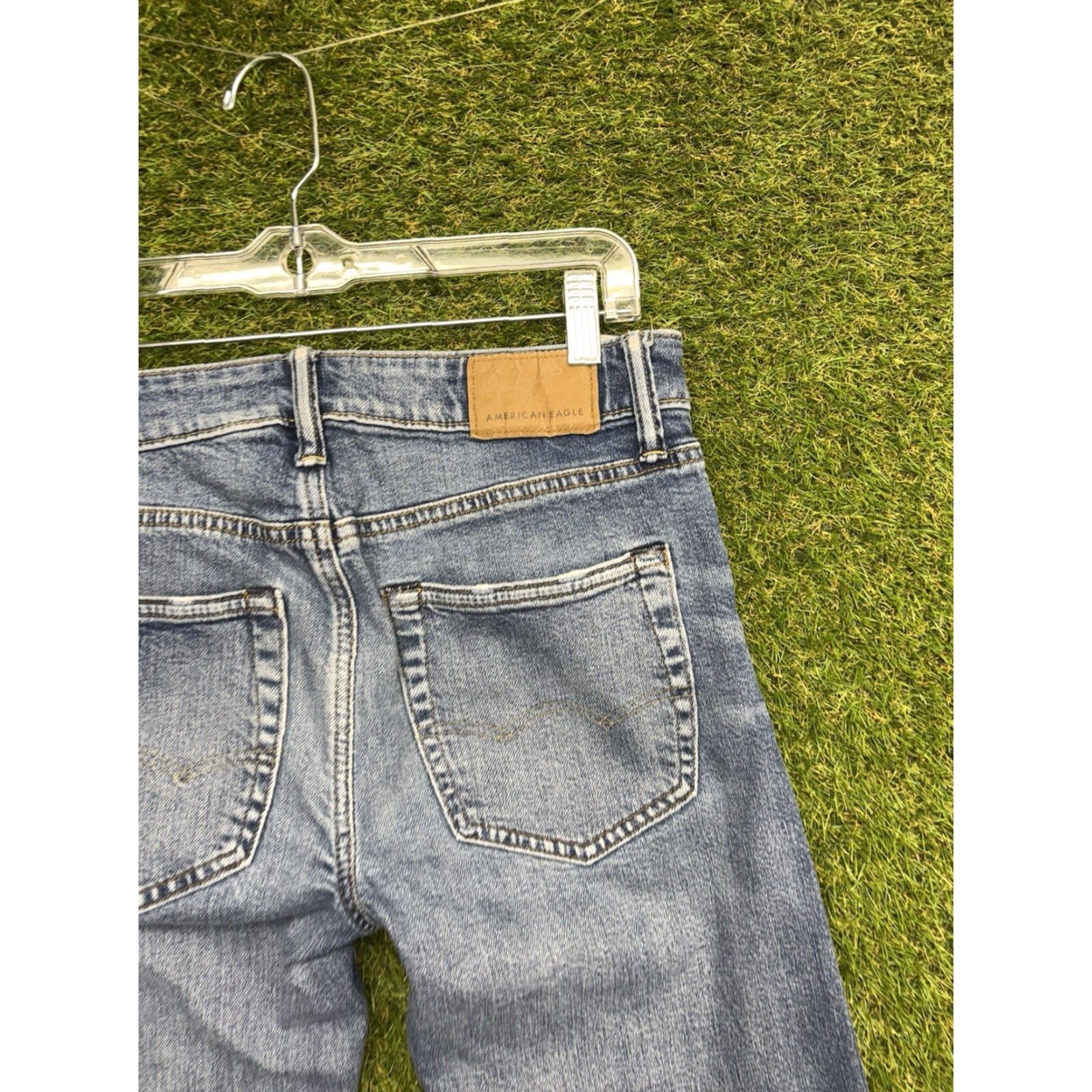American Eagle Outfitters American Eagle Jeans Mens Airflex+ Slim Straight 28x32 Medium Wash Denim Casual Size US 28 / EU 44 - 6 Thumbnail