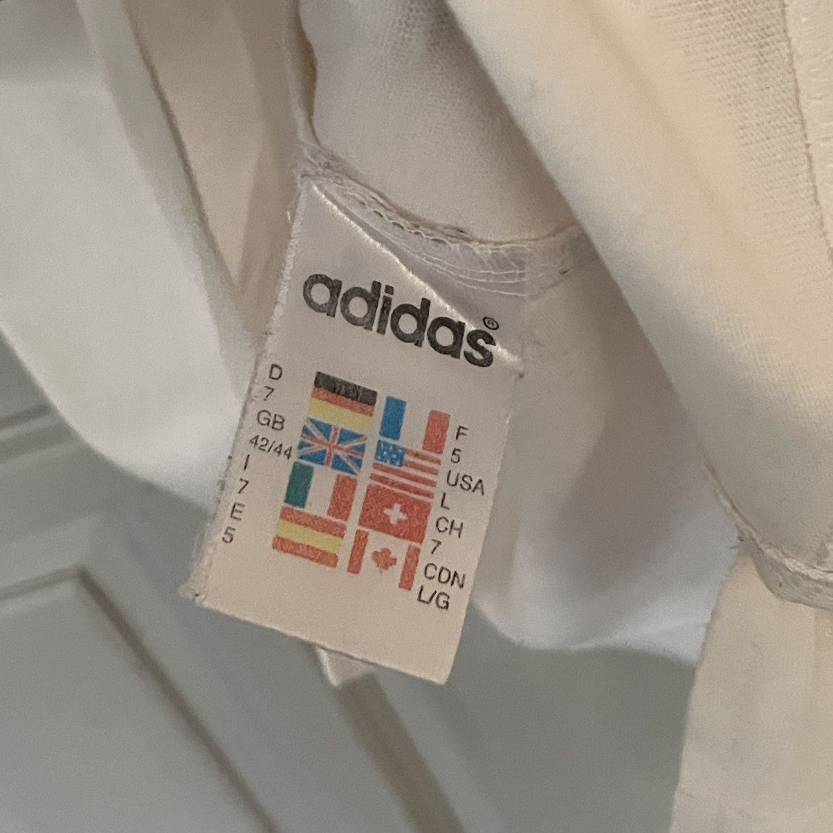Adidas × Vintage Vintage 1990s Adidas t-shirt retro style y2k opium Size US XL / EU 56 / 4 - 6 Thumbnail