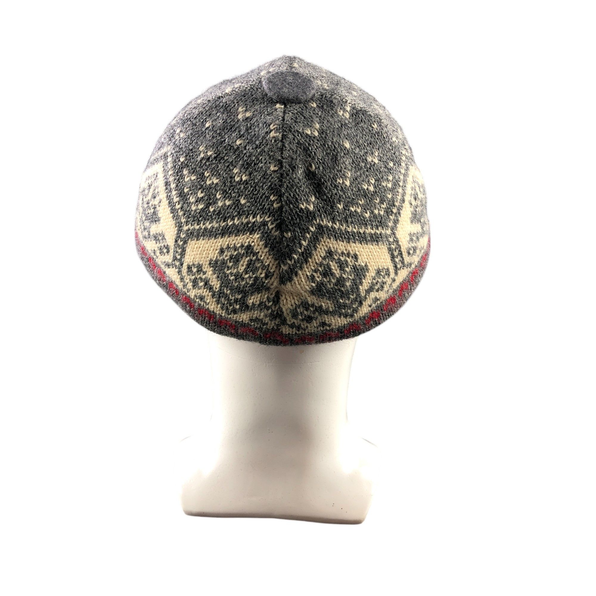 Vintage Nor Cap Fair Isle Beanie Snowcap Snow Hat B1074 Size ONE SIZE - 4 Thumbnail