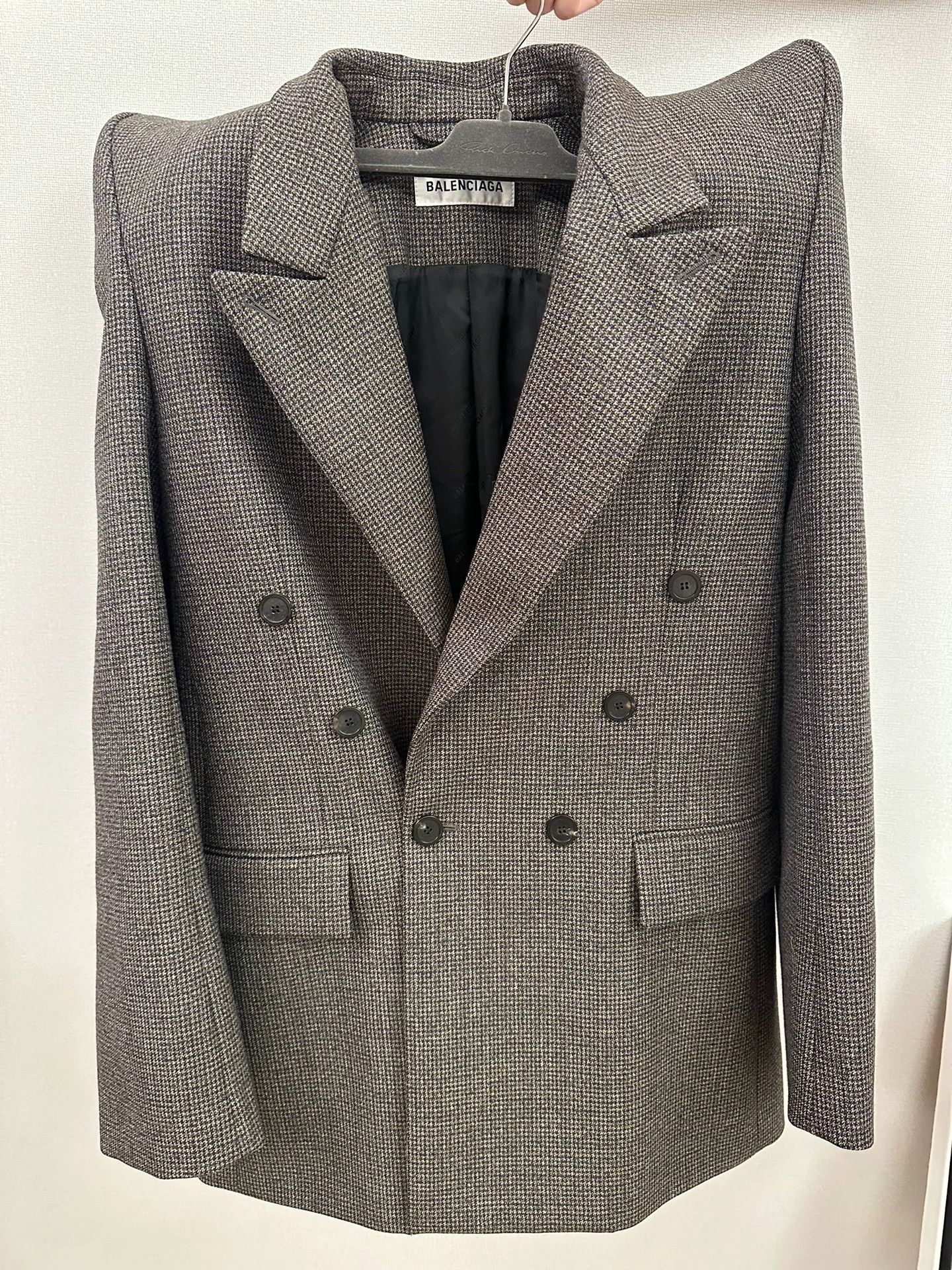 Balenciaga Balenciaga Peak Lapel Fine Check Suit 34 Size XS / US 0-2 / IT 36-38 - 1 Thumbnail