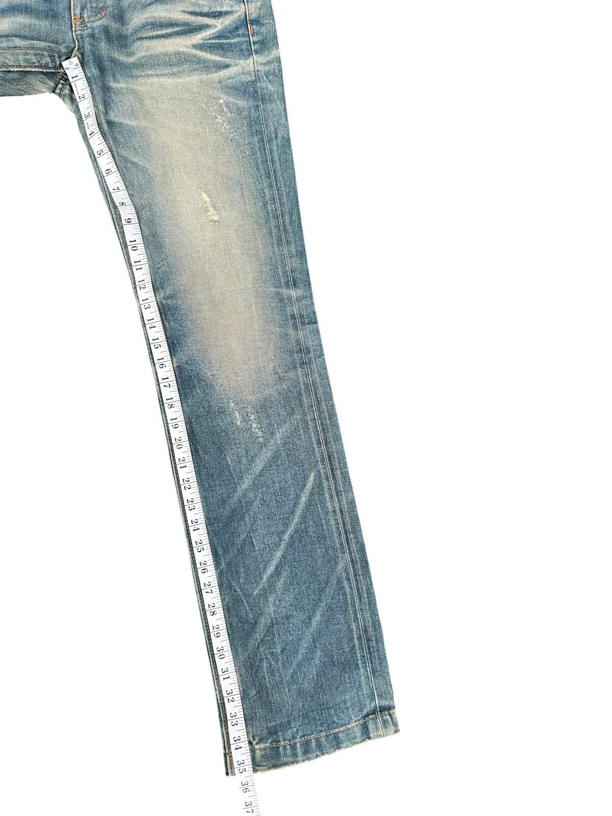 Kapital YOSHITOMO NARA LOLITA Exotic Vintage Distressed Denim Jeans Size US 34 / EU 50 - 25 Thumbnail