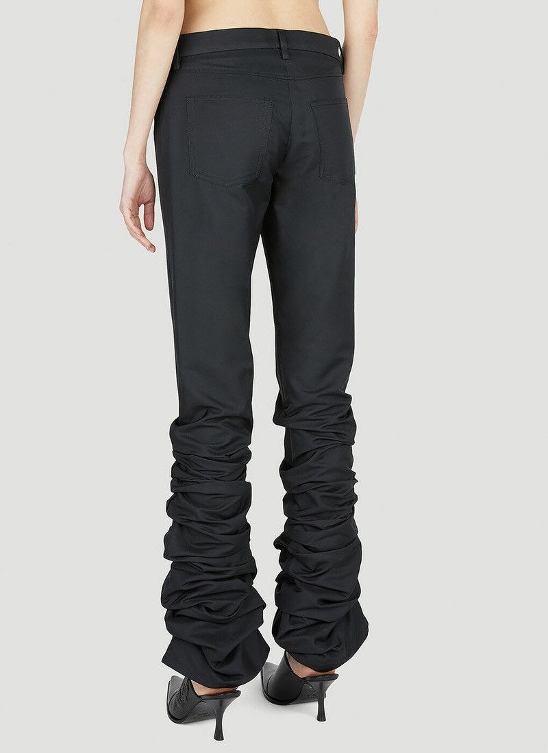 Acne Studios Ruffle Stacks Black Trouser Size US 32 / EU 48 - 4 Thumbnail