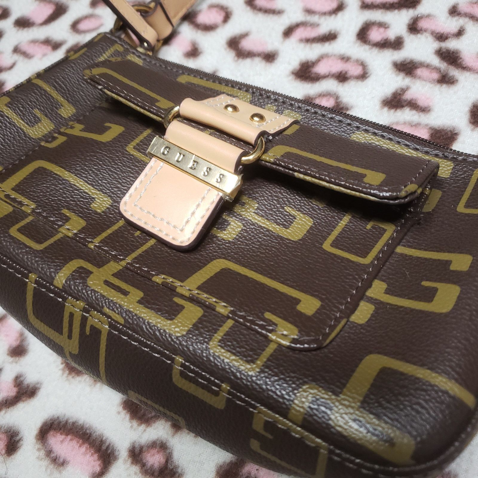 Guess Vintage y2k GUESS Mini Purse hand bag G Leather logo Size ONE SIZE - 5 Thumbnail