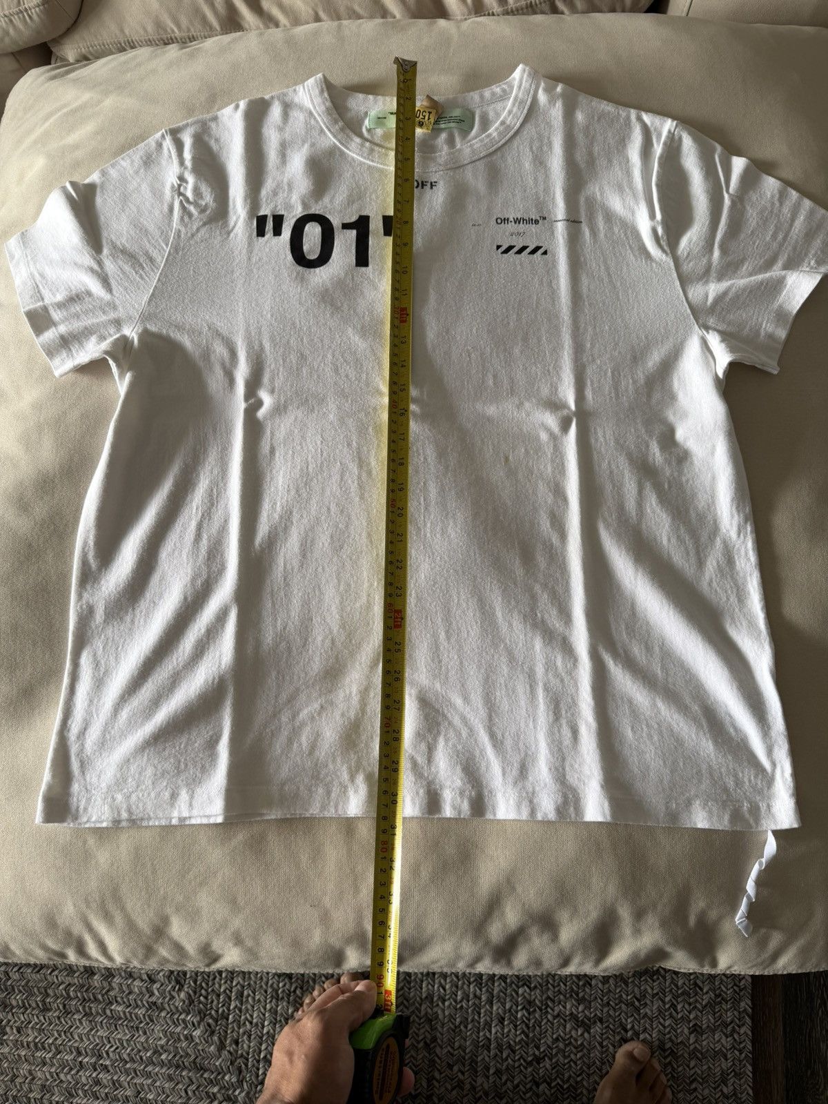 Off-White Off-White Virgil Era “01” Diagonals Tee XL Size US XL / EU 56 / 4 - 2 Thumbnail