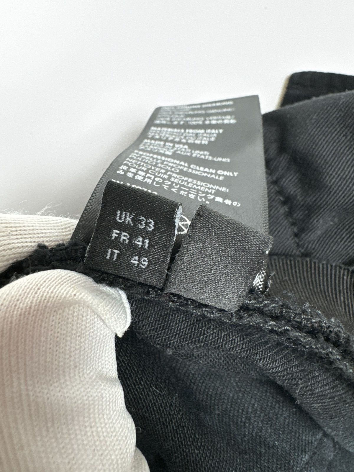 Amiri Amiri Grunge Patch Black Jeans Size US 33 - 17 Thumbnail
