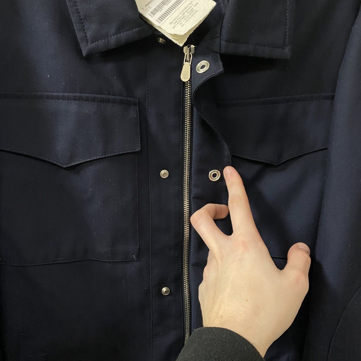 Brunello Cucinelli New Brunello Cucinelli Jacket Nylon Size US M / EU 48-50 / 2 - 5 Thumbnail