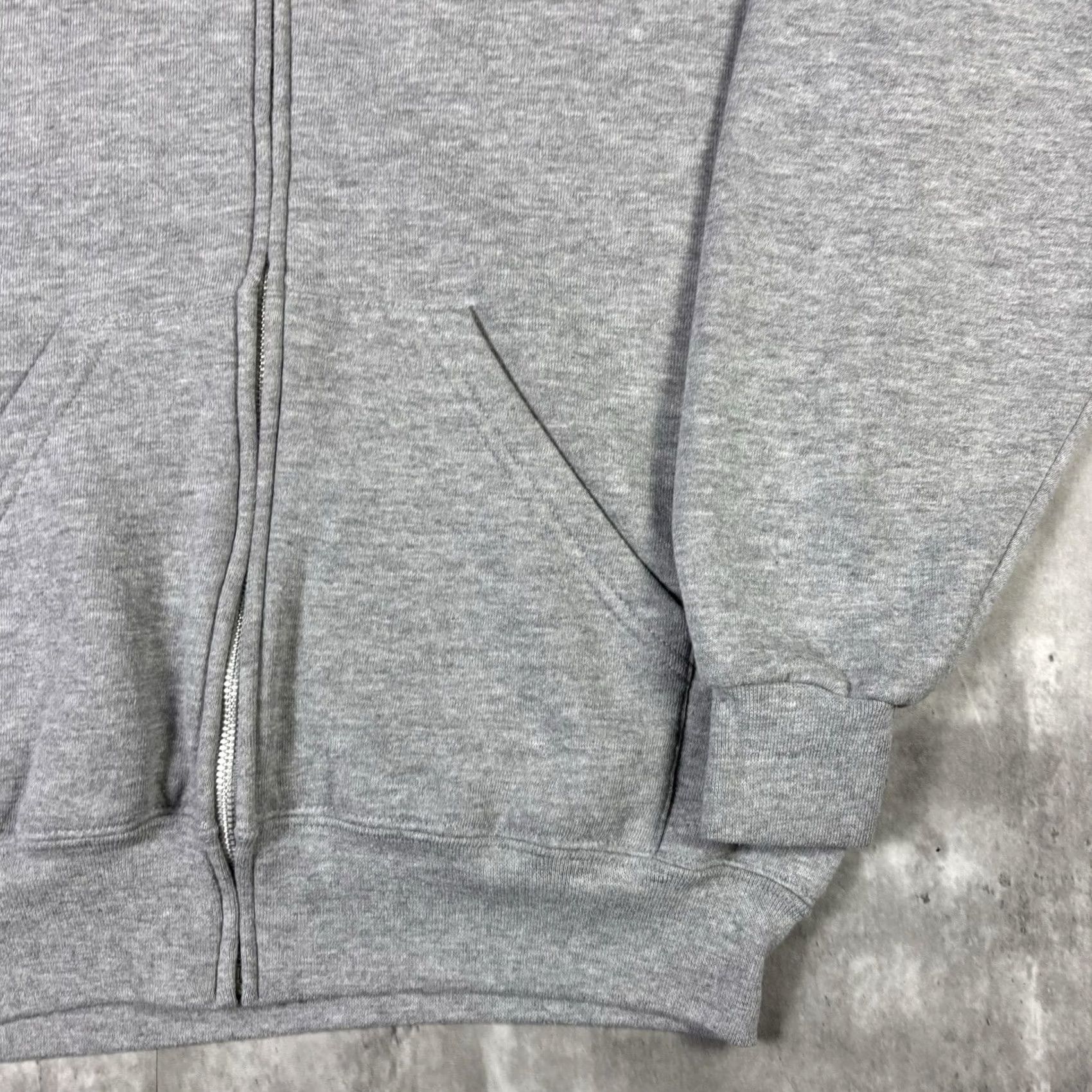 Vintage VINTAGE Fairmont State Hoodie Full Zip Gray Large 90s Men Size US L / EU 52-54 / 3 - 5 Thumbnail