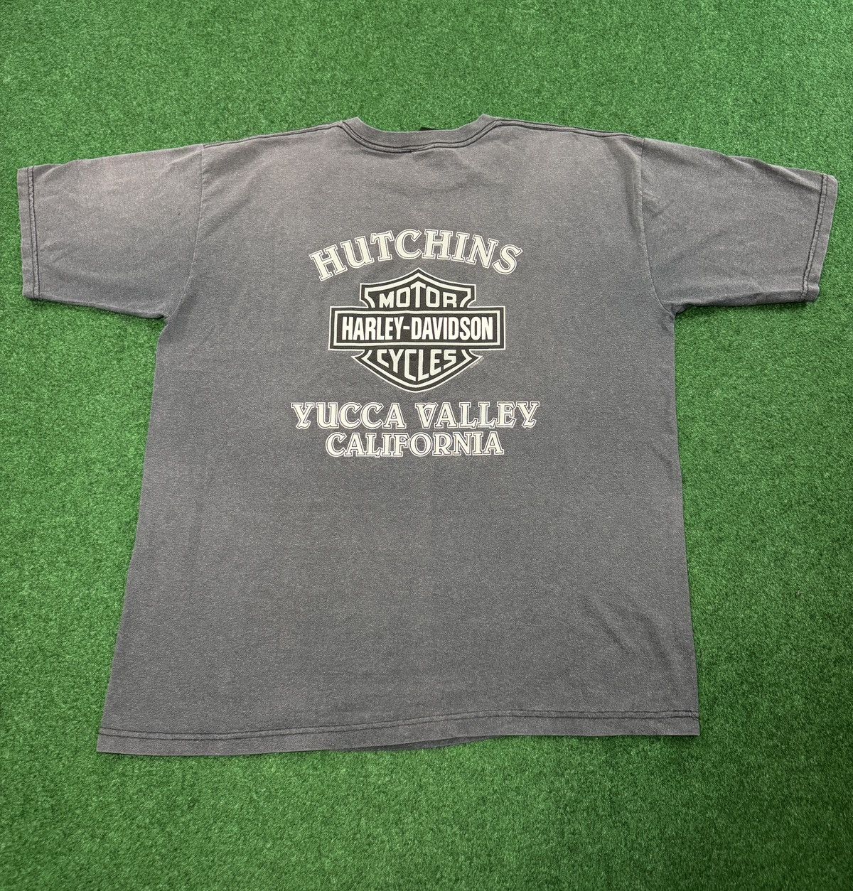 Harley Davidson Vtg 90s Harley Davidson 3XL Biker Faded California T Shirt Size US XXL / EU 58 / 5 - 3 Thumbnail