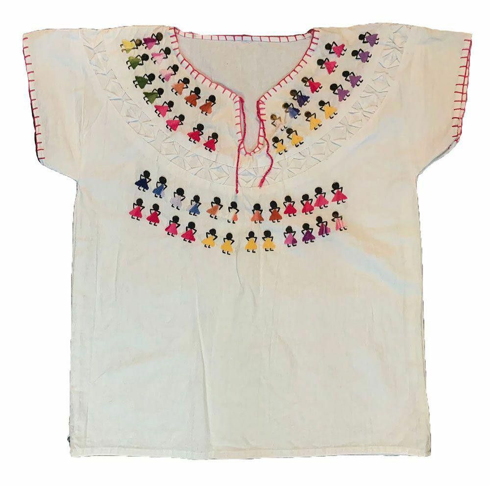 Designer Pre Owned White Hand Made Blouse L Size L / US 10 / IT 46 - 2 Thumbnail