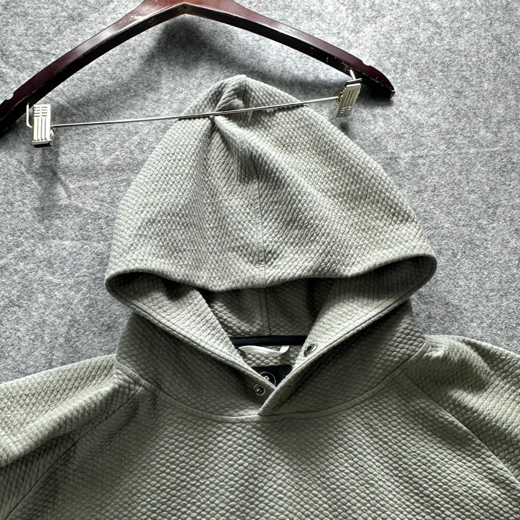 Vintage Swannies Hoodie Mens 4XL Gray Pullover Thermal Snap Pockets Sundt Warehouse Size US XXL / EU 58 / 5 - 7 Thumbnail
