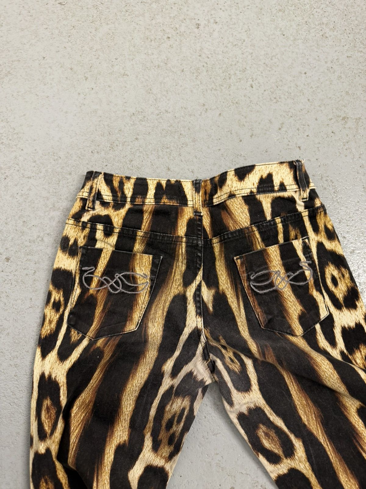 Just Cavalli Just Cavalli Leopard Overprinted Jeans Size 27" / US 4 / IT 40 - 13 Thumbnail