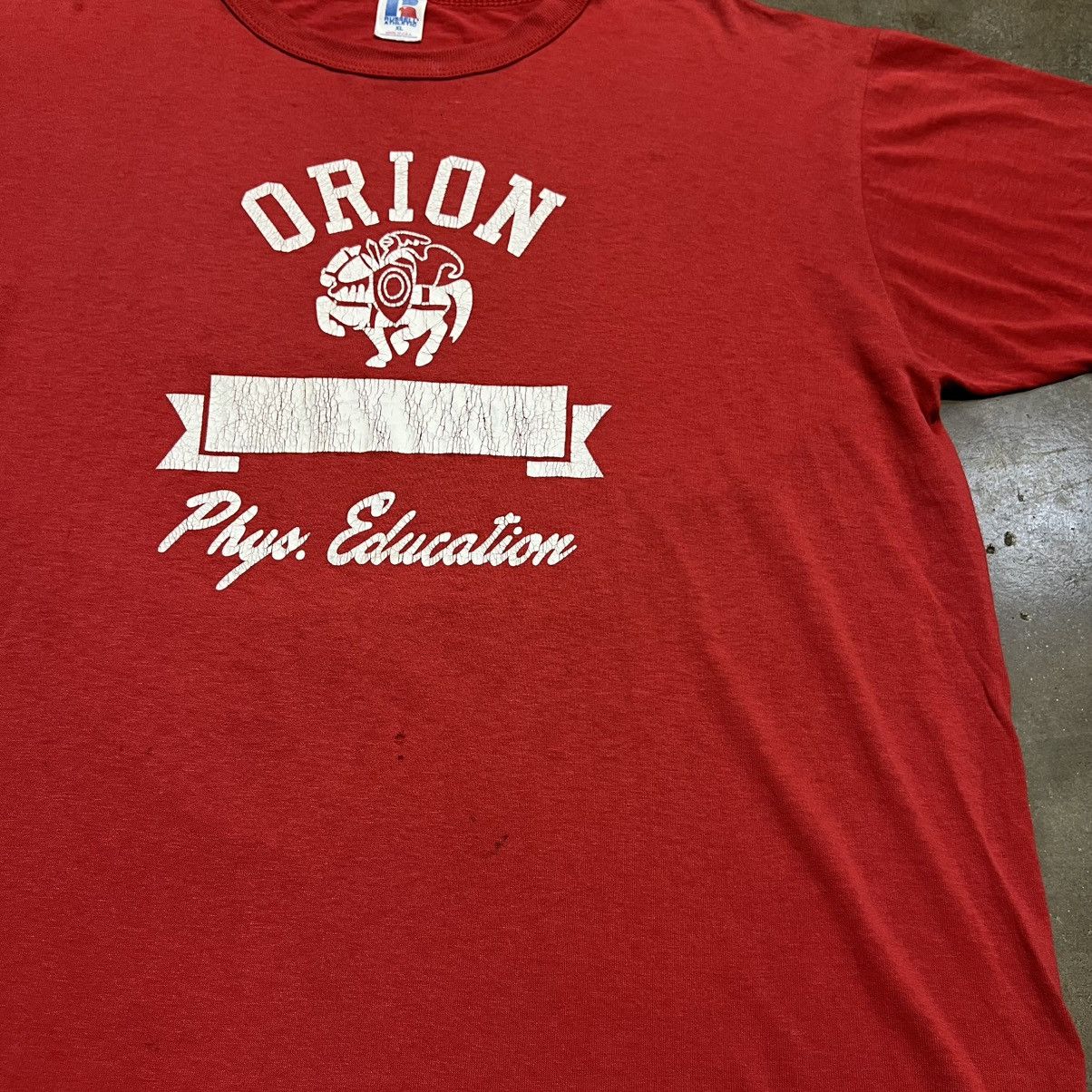 Russell Athletic Vintage 80s Russell Athletic Orion Phys Ed Graphic Tee USA Size US XL / EU 56 / 4 - 3 Thumbnail
