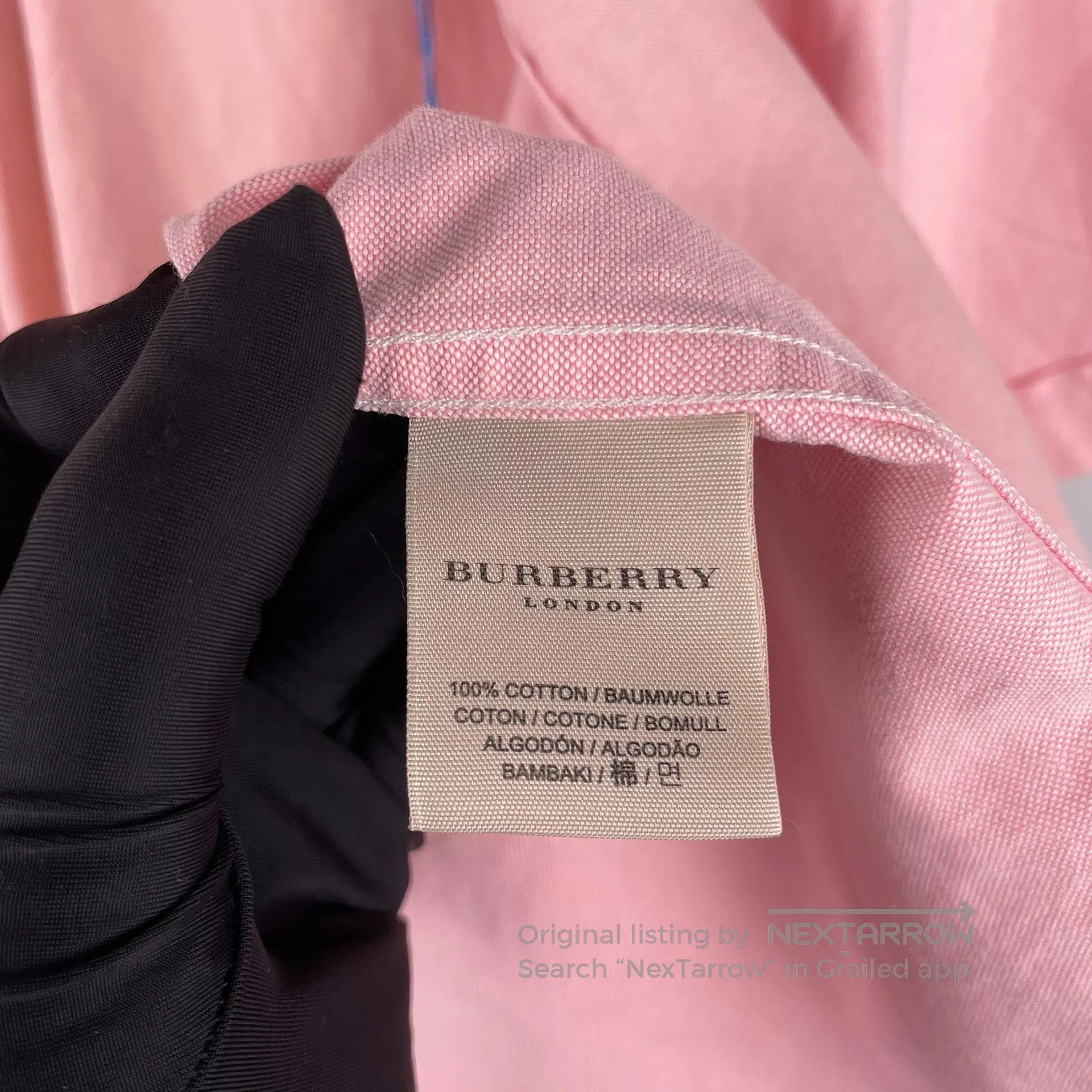 Burberry Burberry Pink pure cotton short sleeve size M| Size US M / EU 48-50 / 2 - 5 Thumbnail