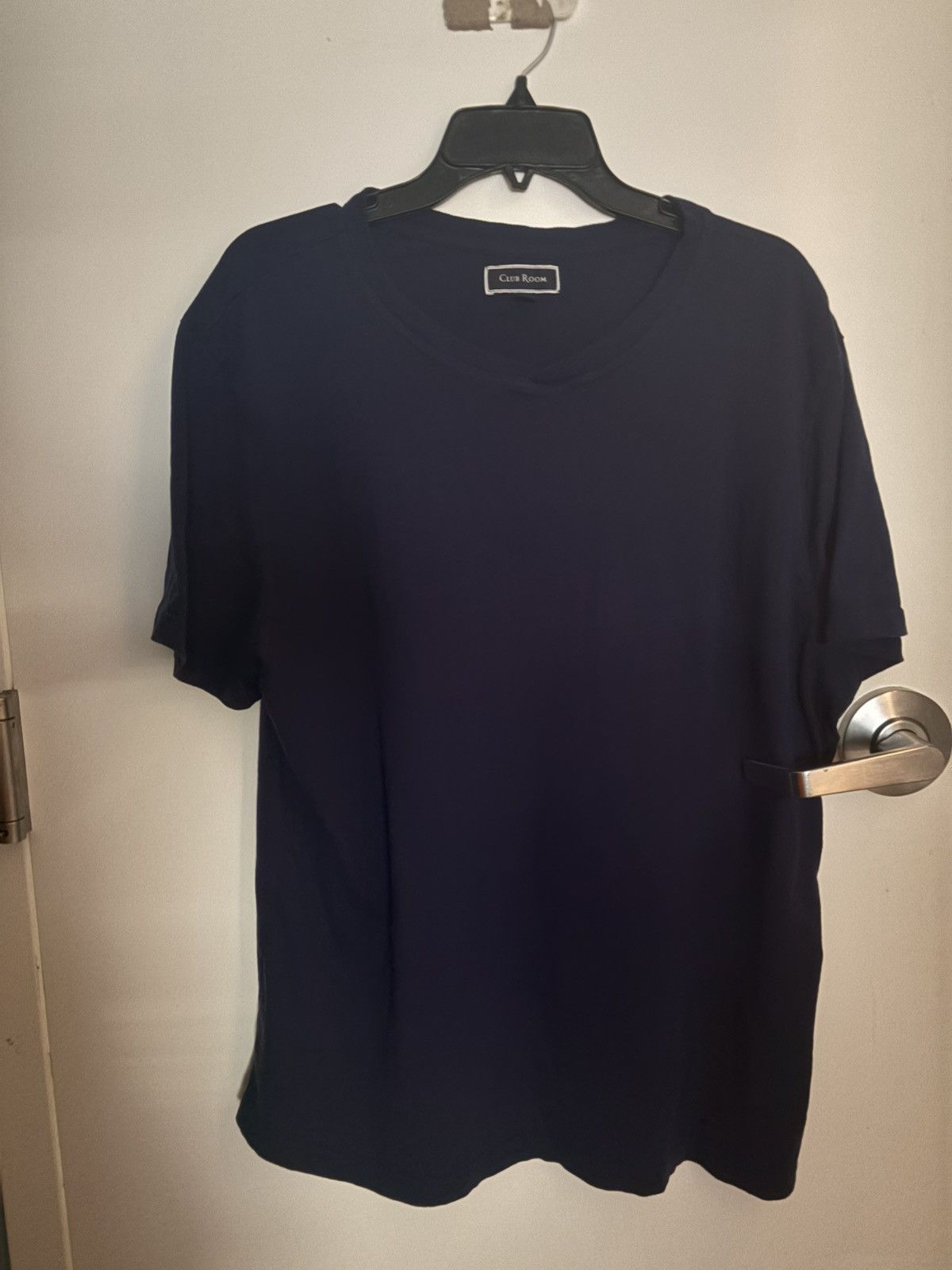 Club Room Club Room Men's Navy Blue Crew Neck Solid T-Shirt XXL Size US XXL / EU 58 / 5 - 12 Thumbnail